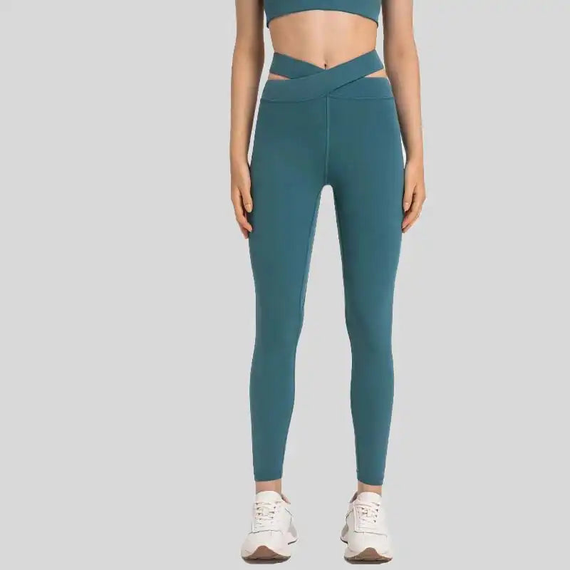 Cross Waist Workout Sport Leggings