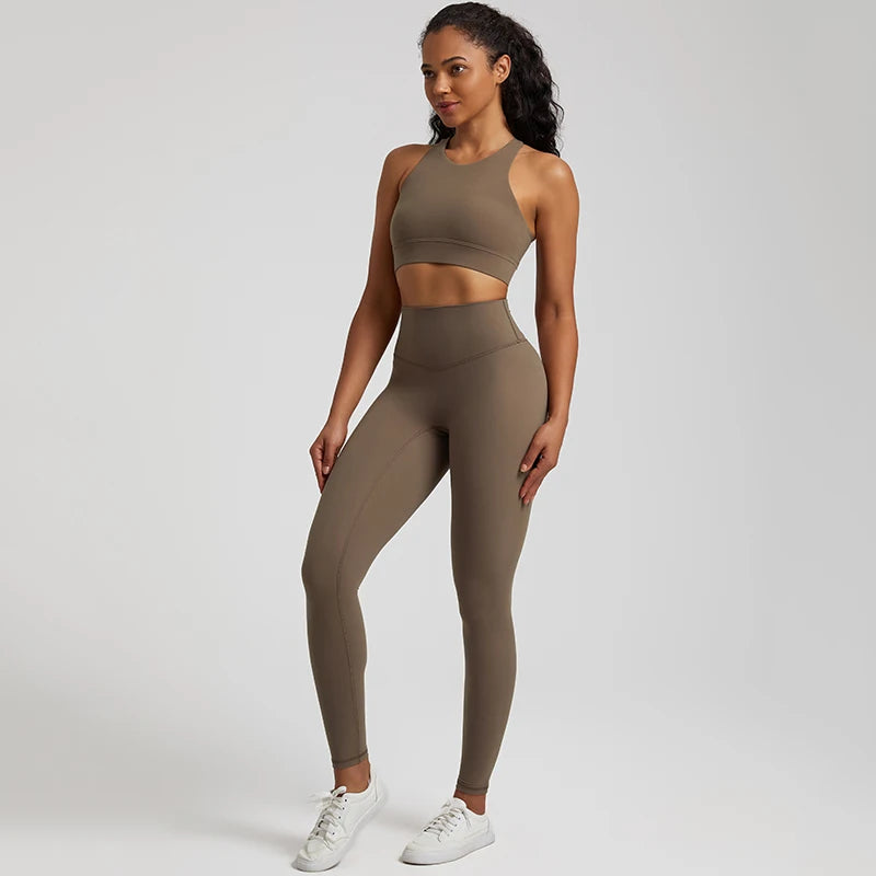 Yoga Set Workout Clothes Fitness