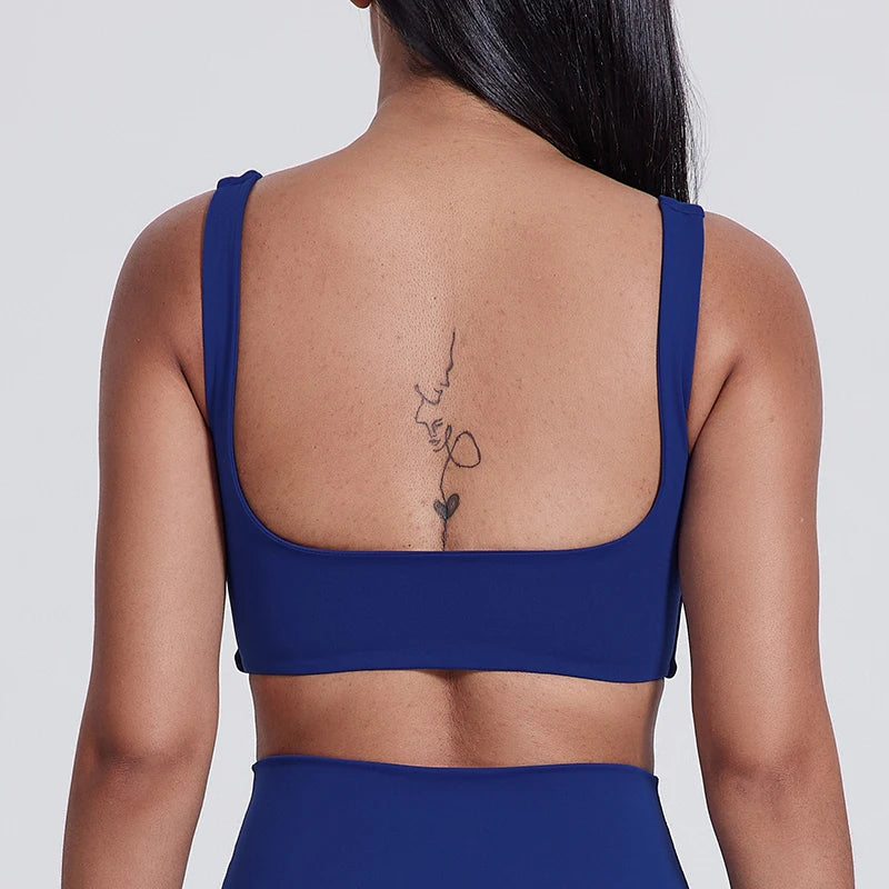 Low Back Push Up Sports Bra