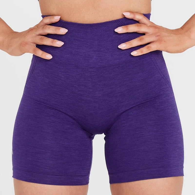 Seamless Yoga Shorts Women Scrunch