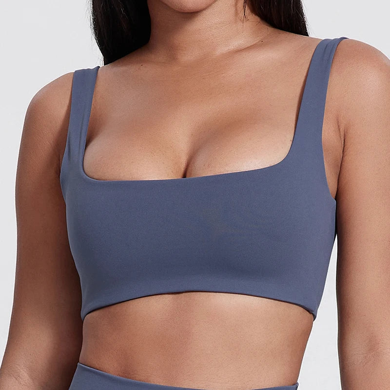 Low Back Push Up Sports Bra