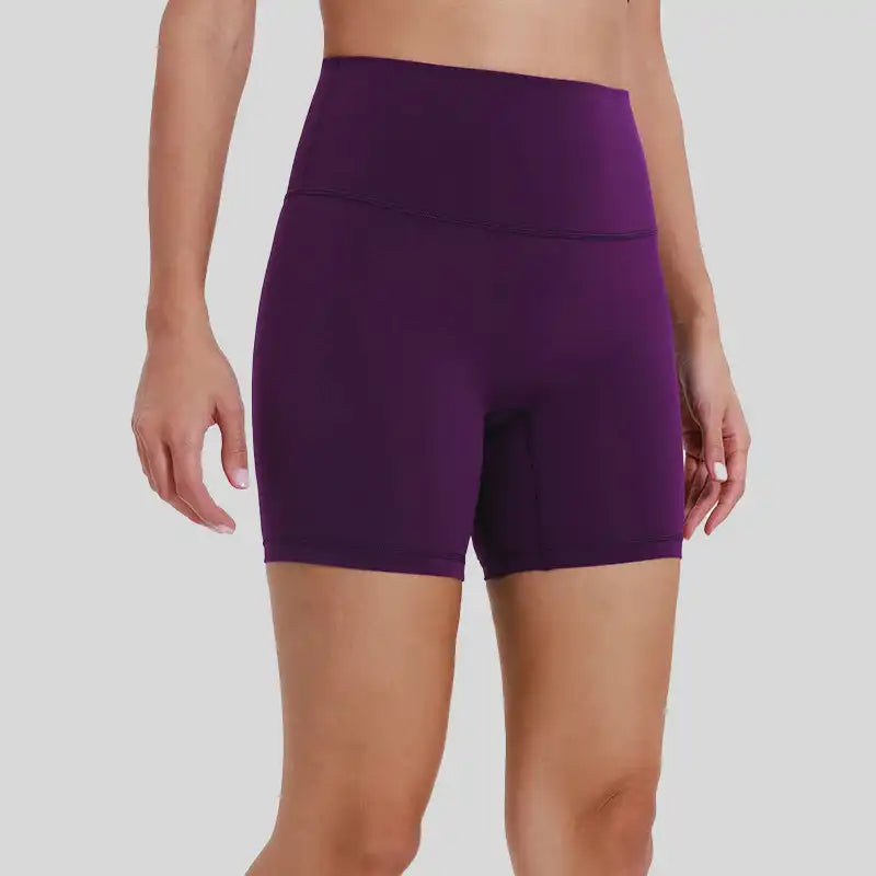 High Waist Yoga Shorts Elastic